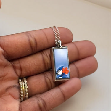 Custom Mascot Pendant Necklace | Hand Painted Pretty Weird