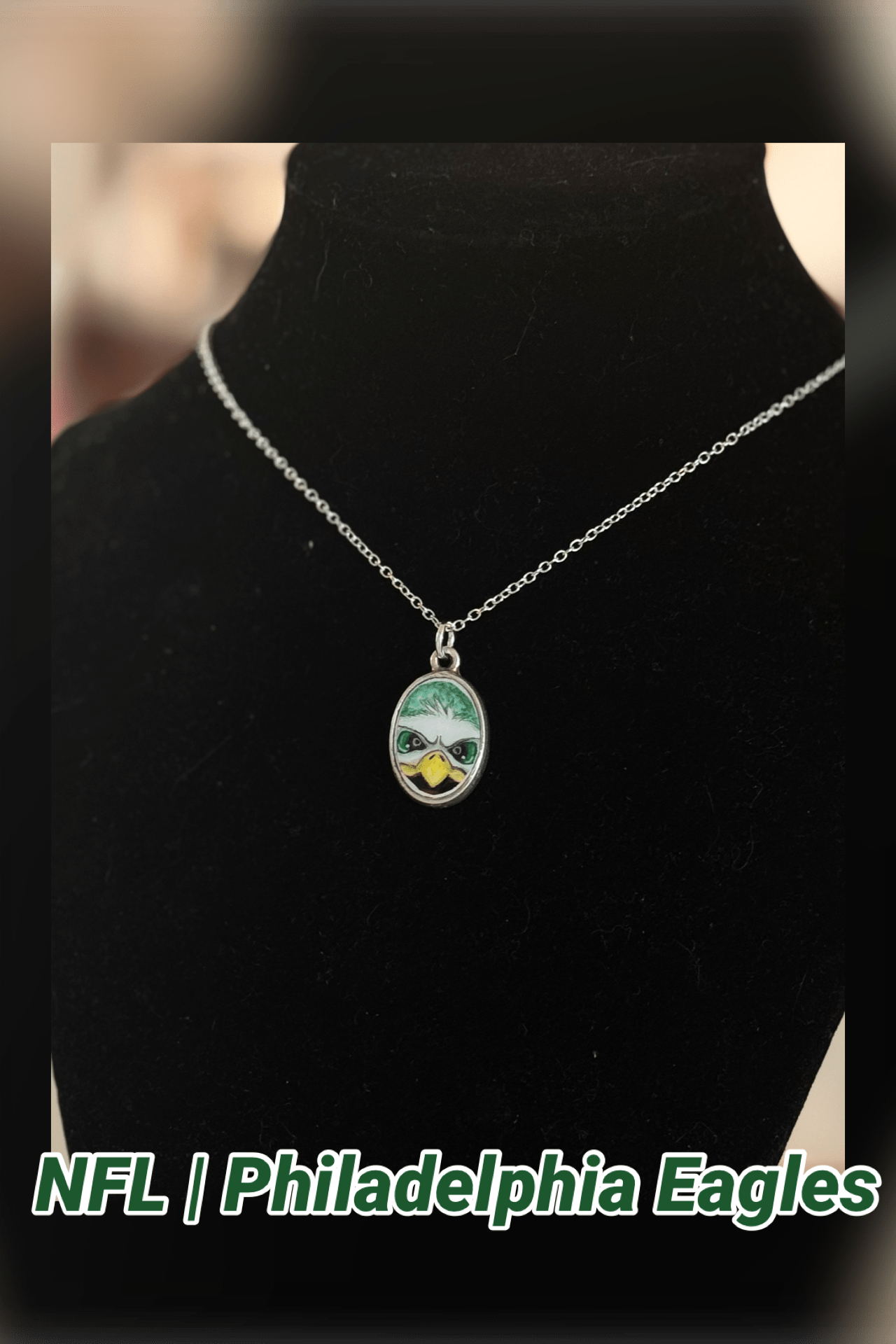 Custom Mascot Pendant Necklace | Hand Painted