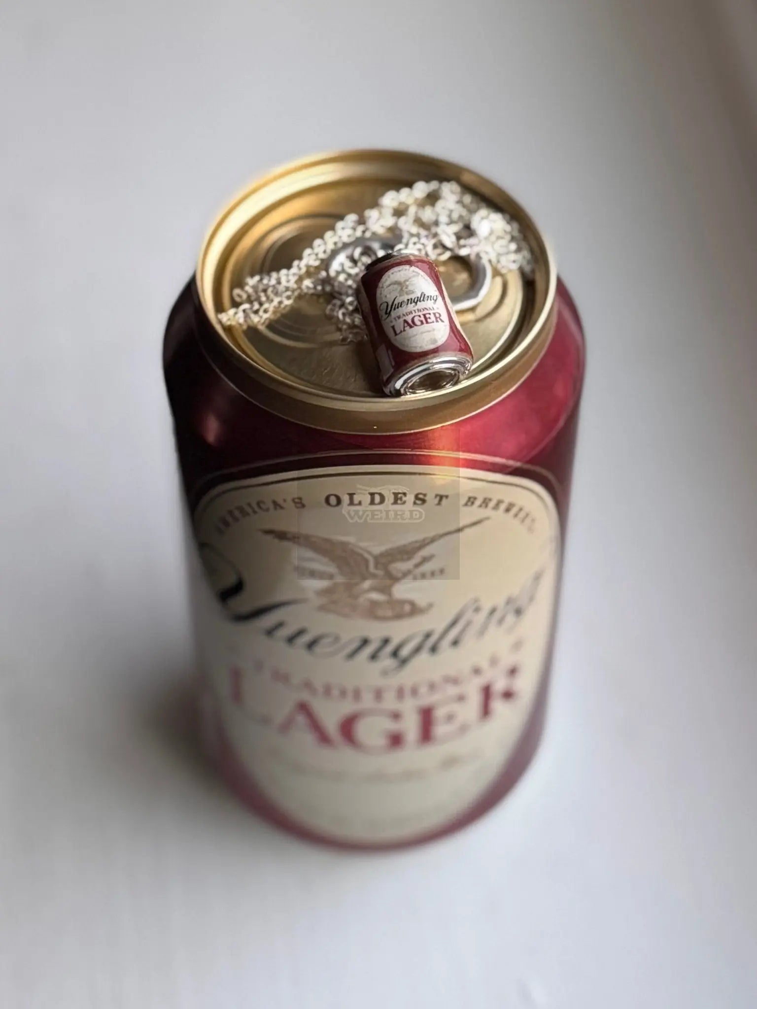 Miniature Yuengling Can Necklace | Philly Lager Pendant Pretty Weird