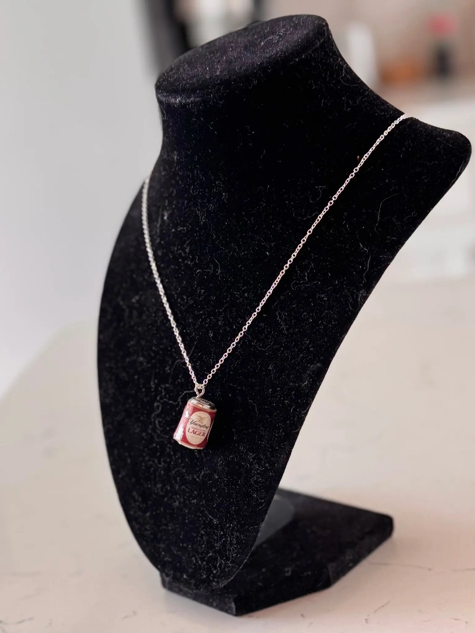 Miniature Yuengling Can Necklace | Philly Lager Pendant Pretty Weird