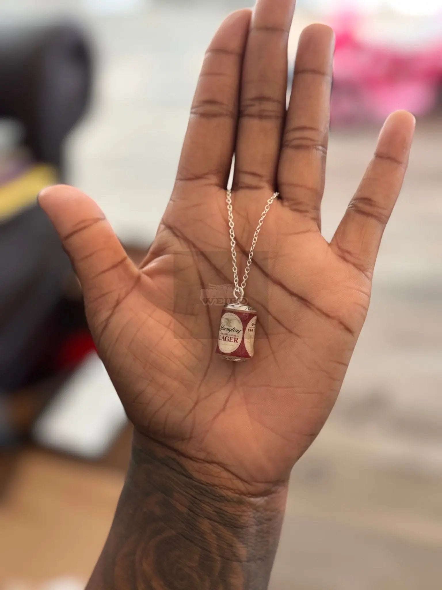 Miniature Yuengling Can Necklace | Philly Lager Pendant Pretty Weird
