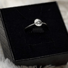 Minimalist Sterling Silver Eagles Pendant Ring – 6mm Circle with Engraved Philadelphia Eagles Logo Pretty Weird