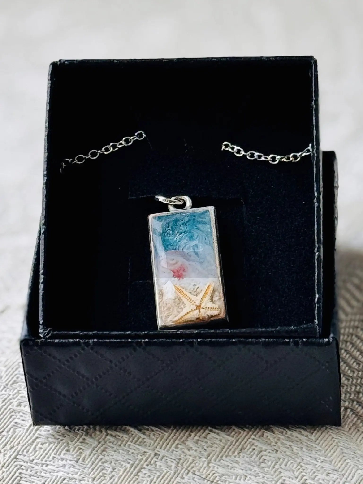 Ocean Tide Keepsake | Handmade Beach Pendant Necklace Pretty Weird