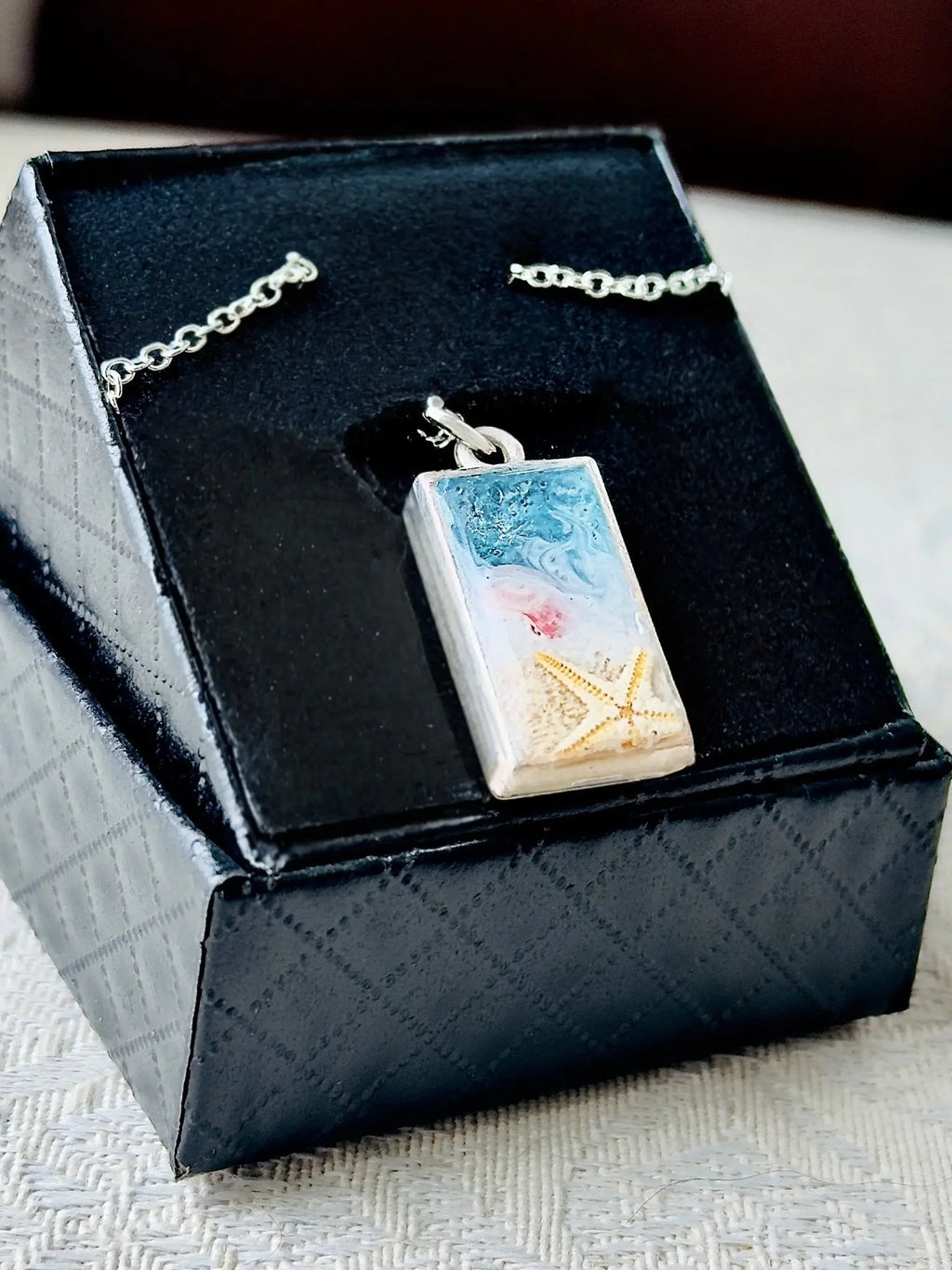 Ocean Tide Keepsake | Handmade Beach Pendant Necklace Pretty Weird