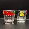 Philly Sports Hand-Painted Shot Glass Set Pretty Weird