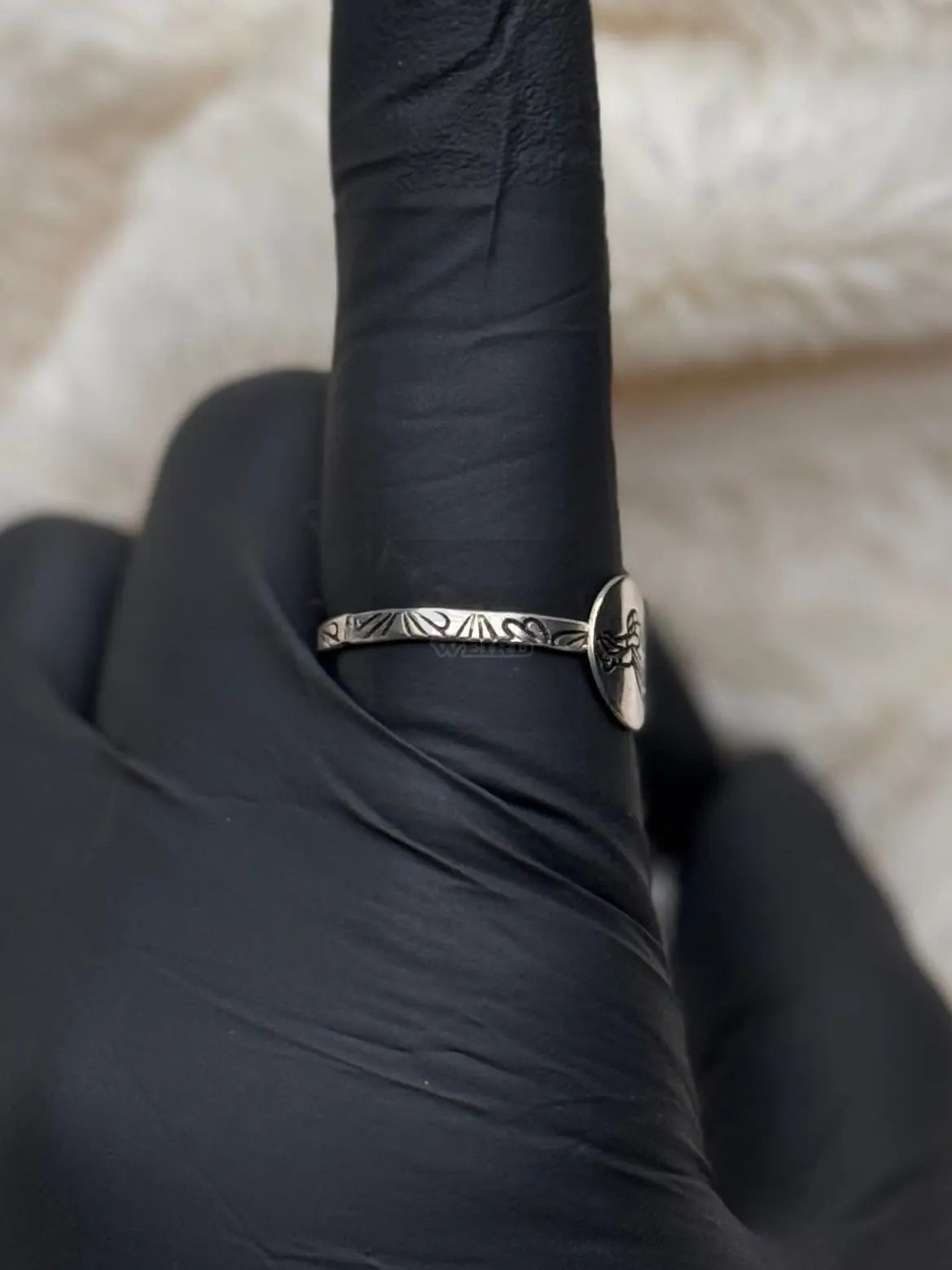 Saquon Hurdle Ring & Necklace Set Pretty Weird
