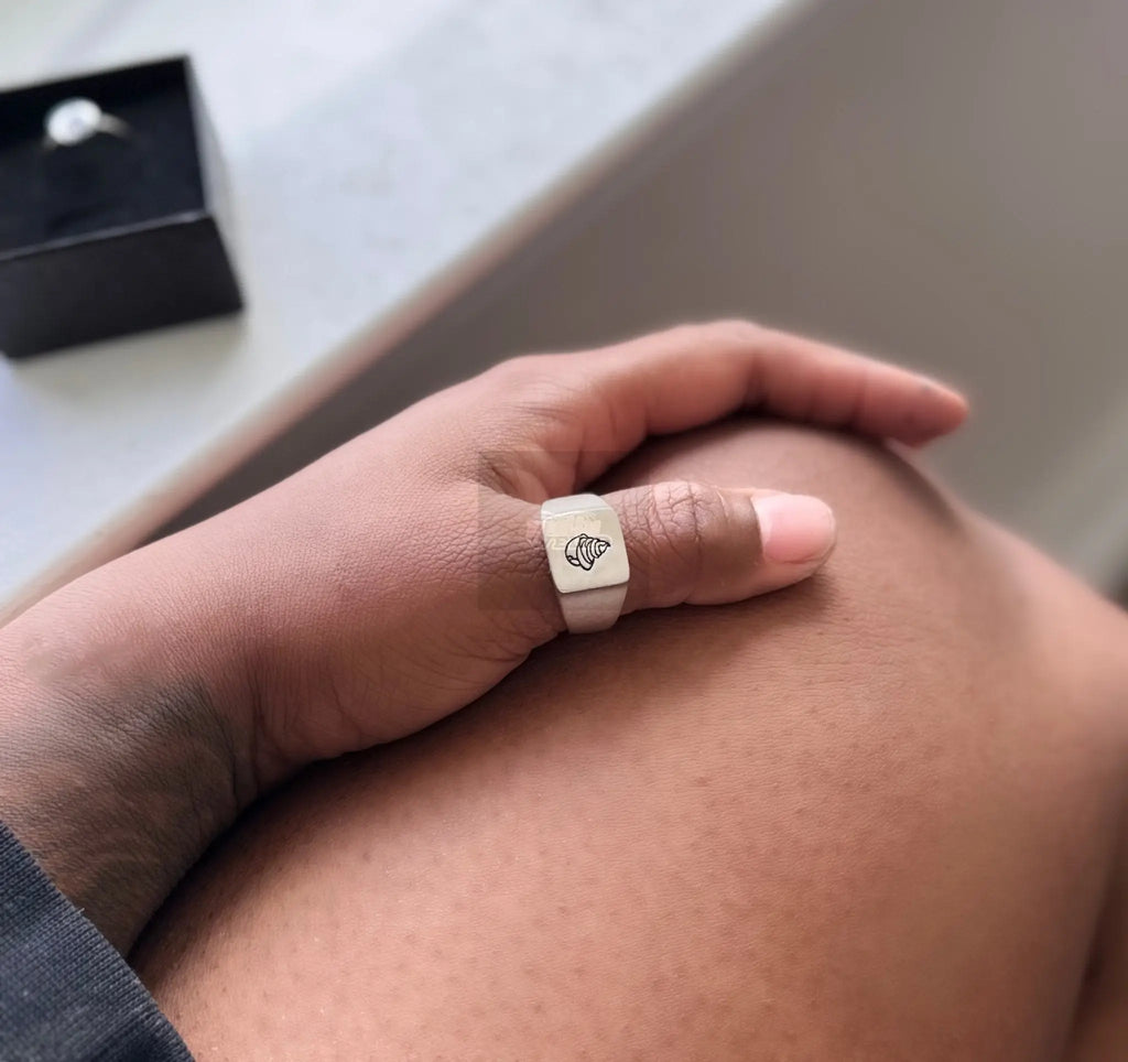 Ballpark Swirl Sterling Silver Ring Set | Limited Father’s Day Release – Only 10 Sets Available - Pretty Weird