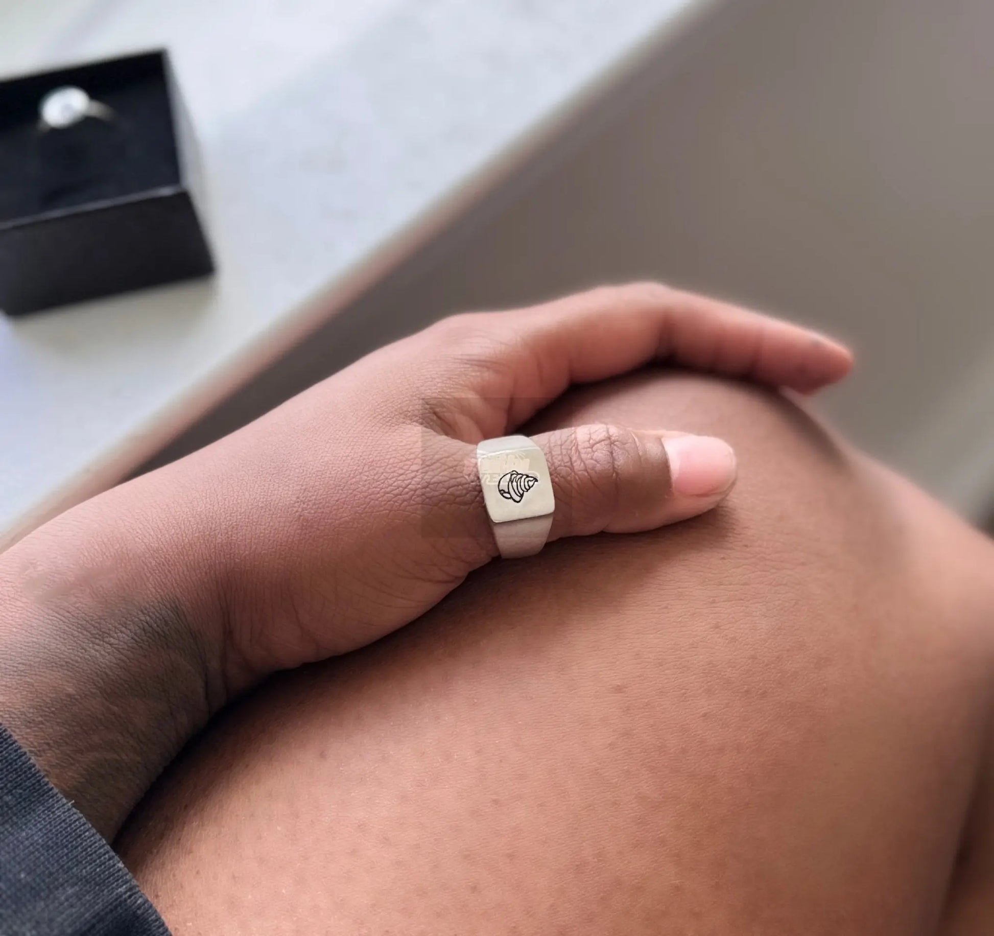 Ballpark Swirl Sterling Silver Ring Set | Limited Father’s Day Release – Only 10 Sets Available - Pretty Weird