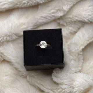 Sterling Silver Saquon Barkley Backwards Hurdle Ring – Hand Engraved Floral Band Pretty Weird