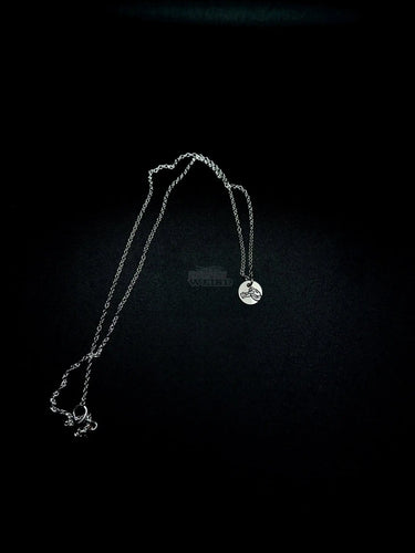 Sterling Silver Saquon Hurdle Pendant Necklace – 10mm Hand Engraved Pretty Weird
