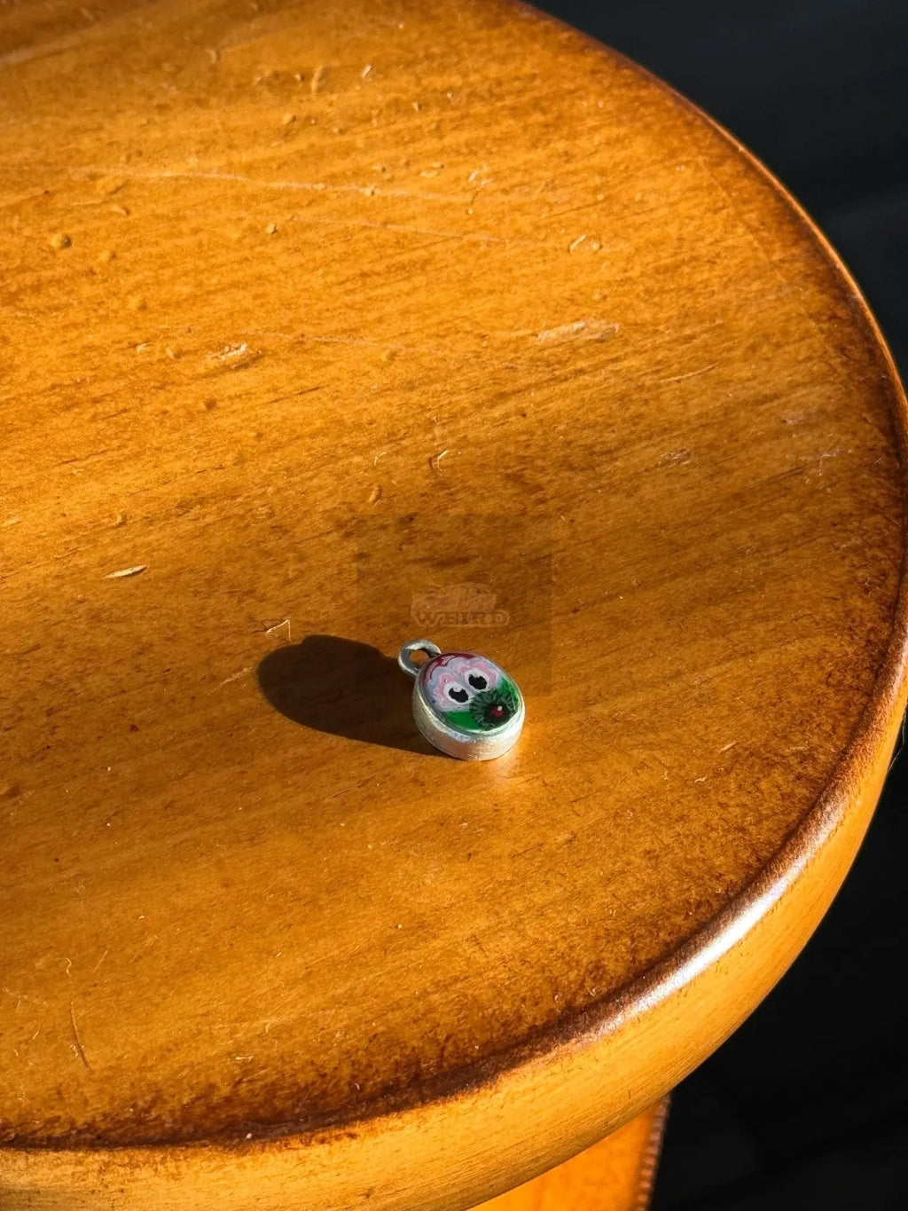 Tiny Oval Hand-Painted Phanatic Necklace Pretty Weird