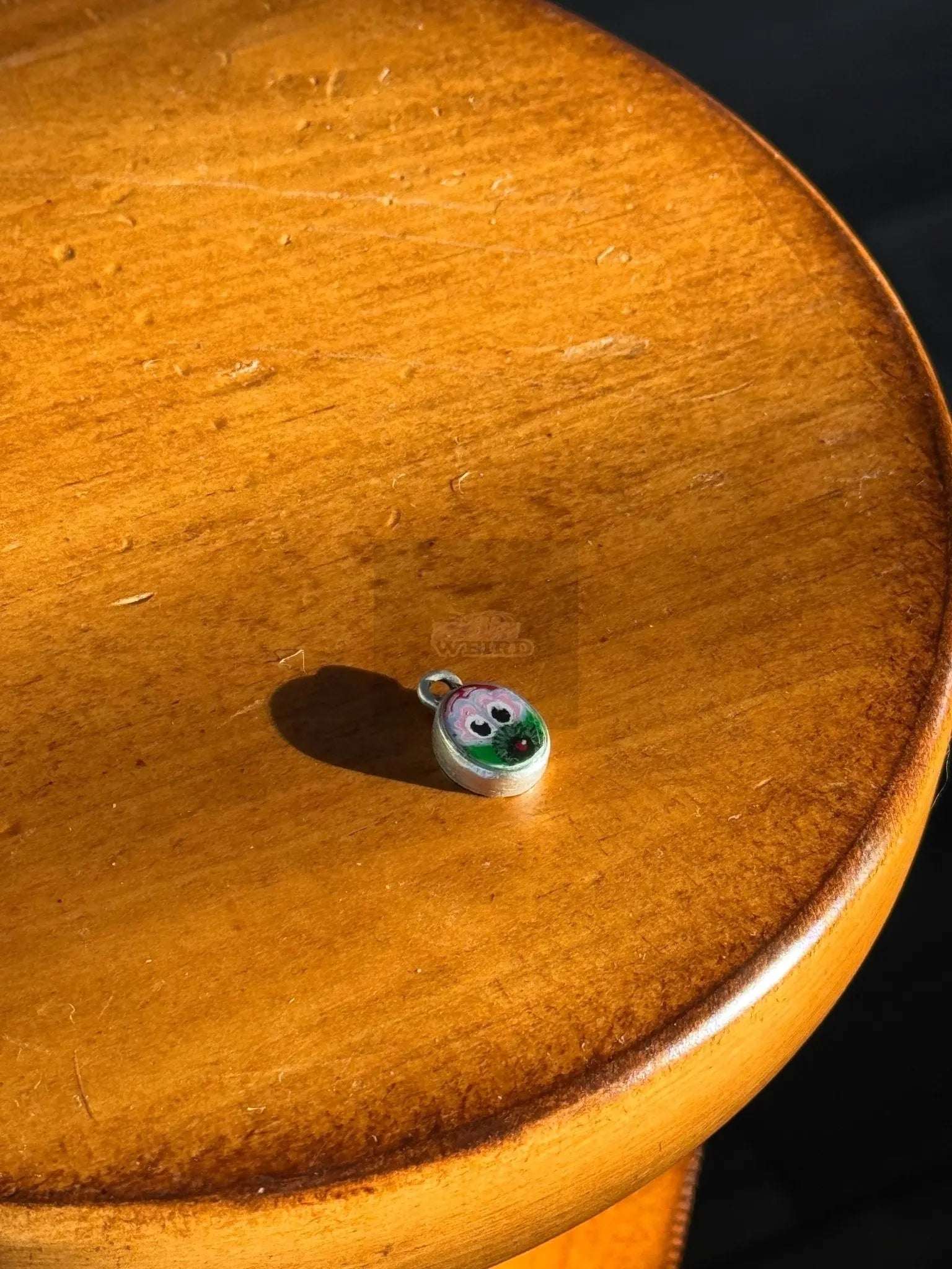 Tiny Oval Hand-Painted Phanatic Necklace Pretty Weird