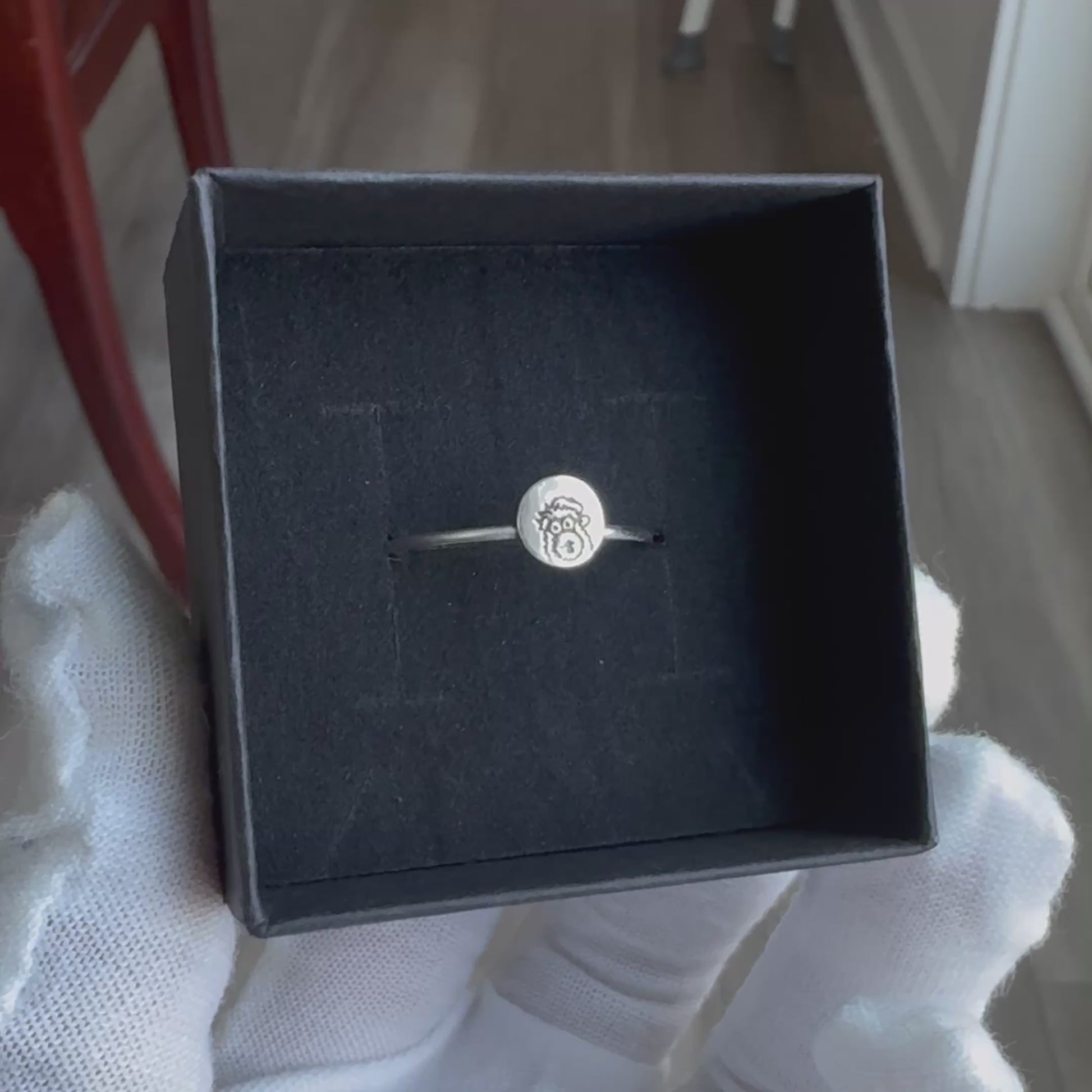 Adjustable Phillies Phanatic Ring | Handmade Sterling Silver